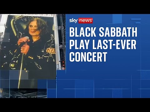 Black Sabbath perform last-ever concert as singer Ozzy Osbourne retires