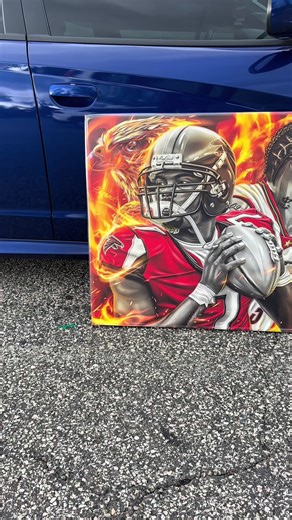 Mike Vick/ Allen Iverson Art 🖼️ by me Canvas prints: darealicon.com #art #explorepage