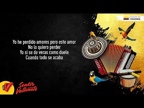 No Te Quiero Perder, Binomio De Oro De América, Video Letra - Sentir Vallenato