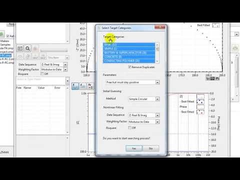 ZMAN5 Automatic Model EIS data in ZMAN, Electrochemical Impedance Spectroscopy