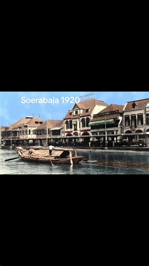 Pulau Jawa, Surabaya, pelabuhan Willems di Jembatan Merah, tahun 1920an JAVA SOERABAIA, Willemskade van Roode Brug, 1920s