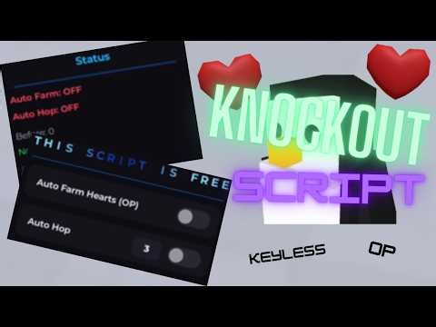 KNOCKOUT Script | No Key | AUTO FARM HEARTS | Pastebin 2026 l MOBILE/PC