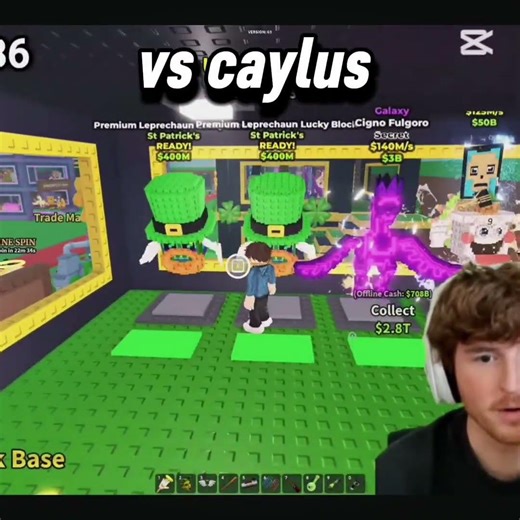 other youtubers vs caylus 💀 ☠️##robloxedit