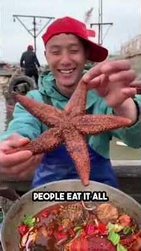 Did you know you can eat starfish? ⭐️🐟