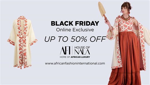 Imagine owning African designer garments, seen on the runways of AFI Fashion Weeks in Cape Town and Joburg? Well, we’ve got you covered. House of Nala by AFI is bringing you amazing deals this Black Friday! 🛍 Get your hands on our exclusive designer collection pieces from AFI Privé, Amen, Bongiwe Walaza, House Of-AbiMo, Kaylaamiel Creations, Malondié and Tumi Captivating at up to 50% off. Don’t miss out on this opportunity to add some exquisite African designs to your wardrobe at accessible pri