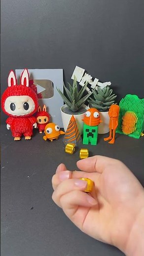 3D printed squid game gonggi! #3dprinting #3dprinted #3dprint