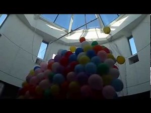 Balloon drop at Chabot Space & Science Center