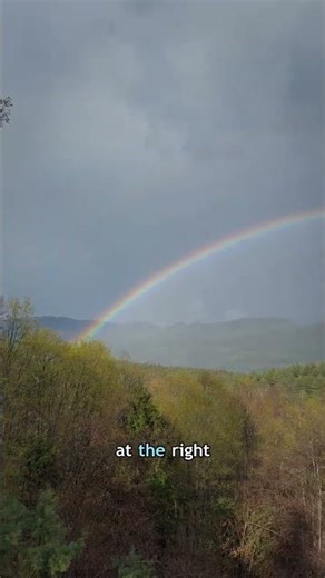 That rainbow in the fog looks like it got erased