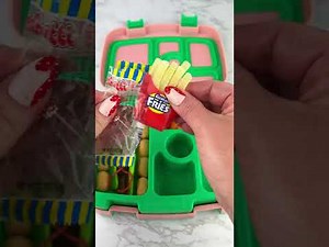 Packing School Lunch with CANDY Food Satisfying Video ASMR! #asmr
