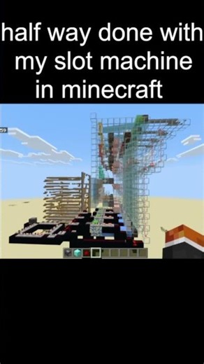 Minecraft slot machine #minecraft #redstone