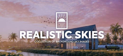 Realistic Skies – The Ultimate Sky Background Asset Pack for Blender [$, promoted]