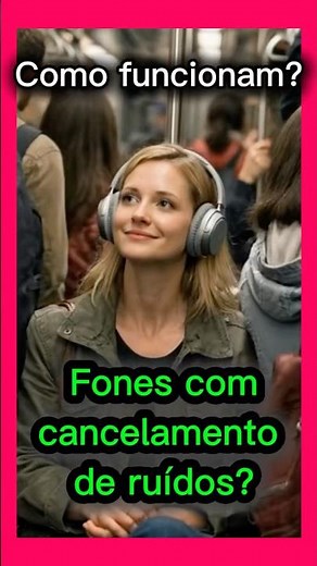 Fone com cancelamento de ruído! Como funcionam?