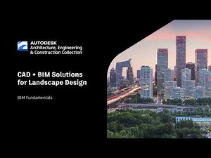 CAD + BIM Solutions for Landscape Design
