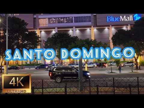 Night Tour in Santo Domingo / 4K 60fps HD / Arc of the Sun