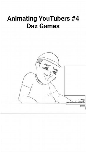 Animating YouTubers 4: Daz Games #shorts #youtubers #animation #2d #2danimation #funny #dazgames