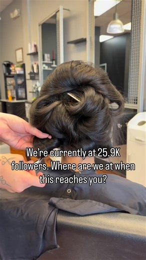 2.3K views · 26 reactions | We’re doing a little experiment. What is our current follower count? #hair #hairtok #blowout #viral #followers | Salon Eros | Facebook