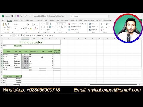 Excel Chapter 2: Grader Cumulative - Inland Jewelers | Exp25_Excel_Ch02_CumulativeAssessment