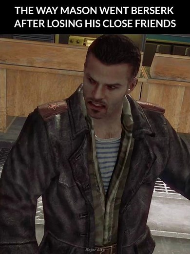 Alex Mason Went Berserk After Losing His All Close Friends In Black Ops 1 Was Insane 🥶☠️ #shorts