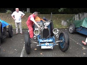 Bugatti Type 35 - Difficult start-up, sound