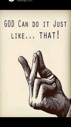 Powerful Hand Gesture Signifying Faith