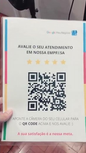 Avaliações de clientes com Google Meu Negócio e QR CODE para fazer o seu negócio ficar no topo