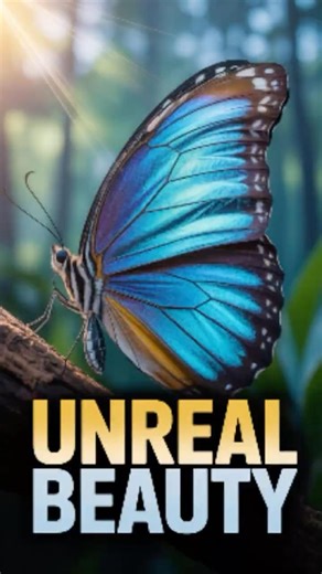 The Butterfly Wing That Looks Unreal