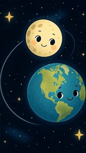 The Moon’s Secret Dance | Tidal Locking #shorts