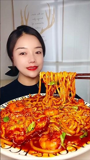 #asmreating Spicy Noodles Challenge Food #shorts #mukbang #eating