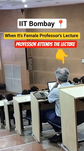 When It's Female Professor's Lecture in IIT Bombay 📍#iitbombay #iit #jee #iitjee #motivation #pw #pw
