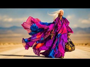 🏆 The Fire We Became • Desert Couture Fashion Journey | AI Music Video 4K