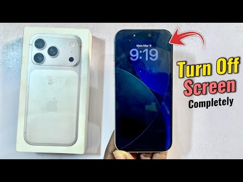 iPhone 17 Pro / 17 Pro Max: How to Turn Off Screen!