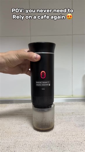 Freedom tastes better when it’s freshly brewed. No queues, no markups, no limits. Get yours in my bio before it sells out. #portablecoffee #coffeeanywhere #travelgadget #coffeelover #viralproduct