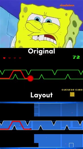 Spongebob heart rate monitor #geometrydash