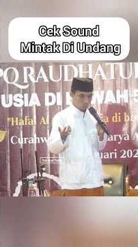 Cek Sound Mintak Di Undang ‼️ Kh Kholil Yasin