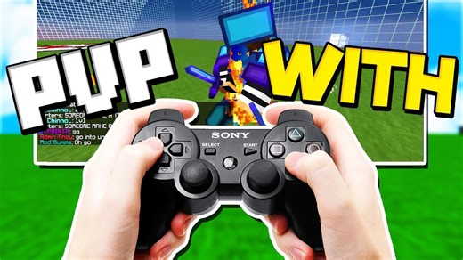 PVPing with controller! (MCPE)