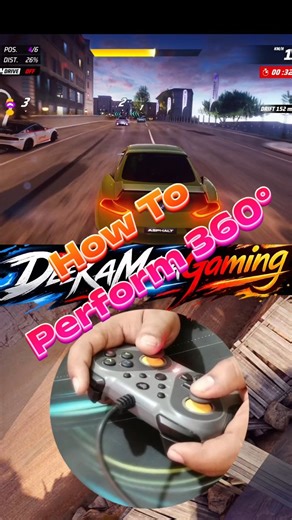 How to perform 360° Asphalt #aspahlt9 #asphaltlegendsunite #gamingshorts #pcgaming #racinggame