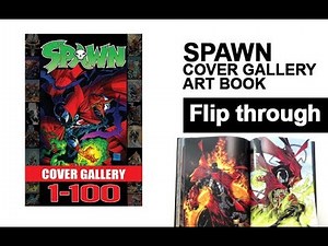 Spawn Cover Gallery Volume 1 Art Book Flip Through - Todd McFarlane