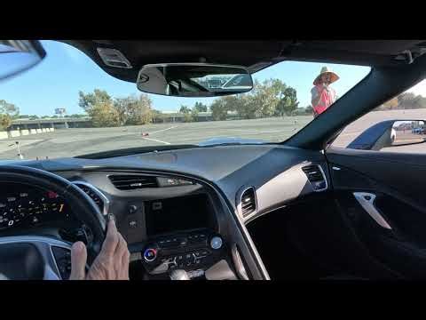 Corvette C7 finding time at the autocross!