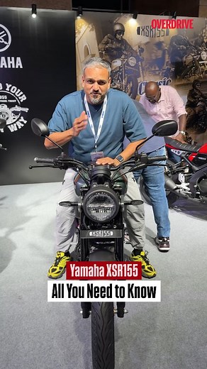 265K views · 9.6K reactions | The Yamaha XSR155 debuts in India, blending classic retro styling with modern engineering. From its round LED headlight and teardrop fuel tank to the agile lightweight frame, it’s built for riders who want both style and everyday usability. Check out the design, stance, and key features in this quick walkaround. #YamahaXSR155 #XSR155 #YamahaIndia #RetroMotorcycle #ModernClassic #MotorcycleWalkaround #BikeReels | OVERDRIVE | Facebook