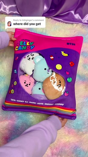 BT21 Plush Chip Bag - Jelly Candy Plush Set | Line Friends Store LA