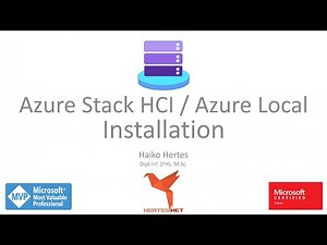 Microsoft Azure ☁️ Azure Local Demo - Part 1 - Installation