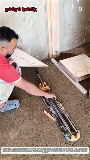 Ceramic Tile Cutting: How a Rail Cutter Creates Clean and Accurate Angles