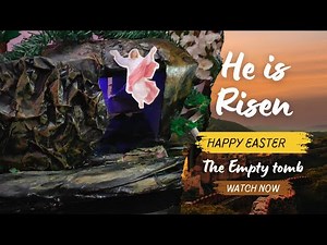 He is Risen. The Empty tomb,#easter craft on Jesus Resurrection