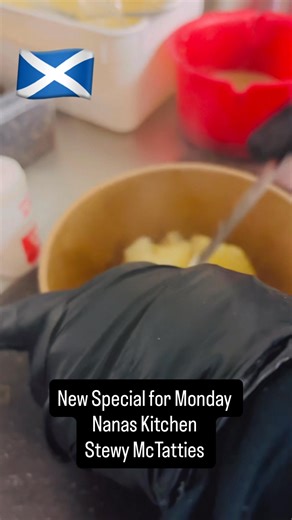 New special for Monday, Stewy McTatties! Hope some of you can make it down to try them. | Nanas kitchen