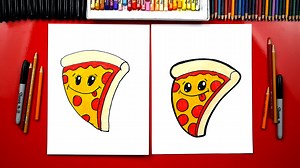 How To Draw A Funny Pizza   Artist Spotlight - Art For Kids Hub -
