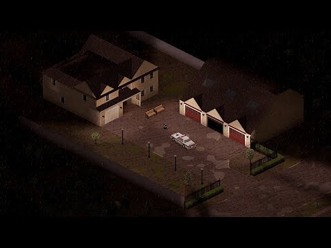 Mansion with Large Garage location - Project Zomboid