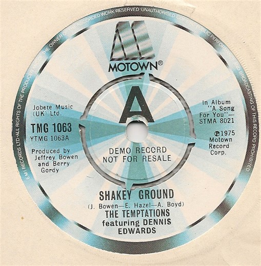 The Temptations Featuring Dennis Edwards - Shakey Ground