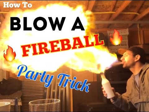 How To Blow A Fireball PARTY TRICK-How To Start A Bartending Business