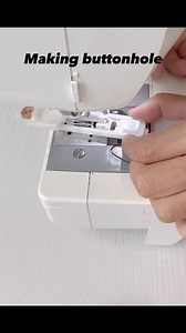 Making buttonhole #buttonhole #sewingtutorial #sewingskills #sewing | Seams and Dreams