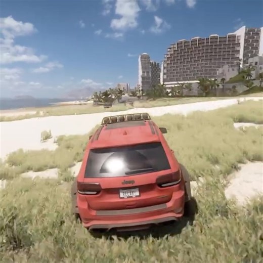 Relaxing Beach Drive with Jeep Grand Cherokee | Soothing Long Drive ASMR | 4K Ultra HD #asmrdriving